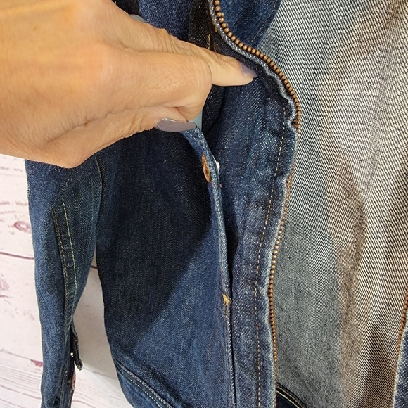 Tommy Hilfiger cropped jean Jacket S/P - Picture 13 of 14